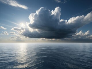 Obraz premium blue sky and sea