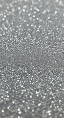 Obraz premium Silver Glitter Texture: Sparkling Background for Festive Designs & Crafts! Abstract Shimmer & Shine Surface.