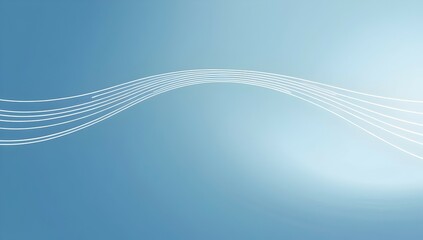 elegant abstract composition with wavy lines on a blue background for creative projects