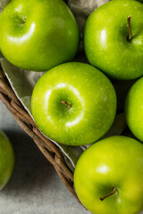 Healthy Organic Green Granny Smith Apples