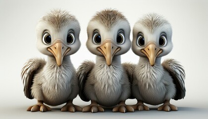 Fototapeta premium Niedlicher Pelikan