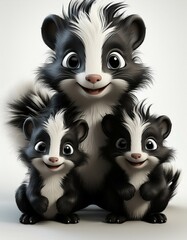 Obraz premium Niedliches Stinktier