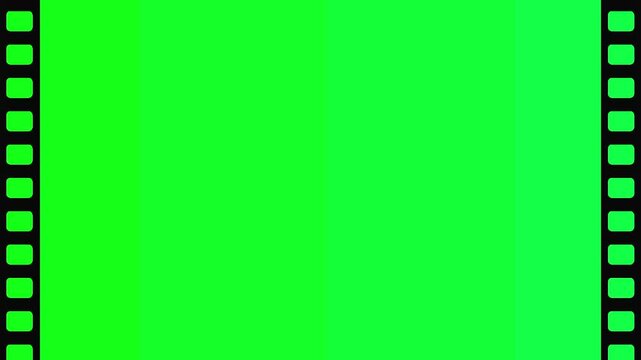 Film Strip Animation on green screen.