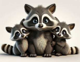 Fototapeta premium Niedlicher Waschbär