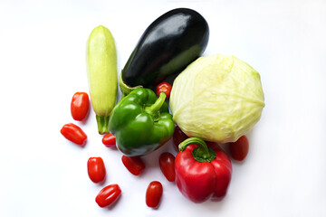 Fresh Colorful Vegetables Arrangement