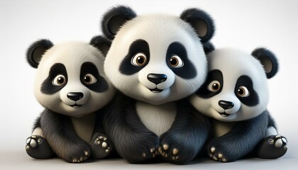 Niedliche Pandabären