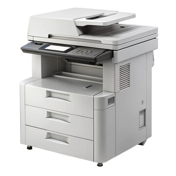printer isolated on white background