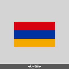 Armenia national flag vector design