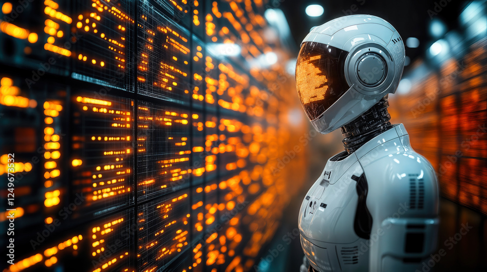 Poster ai-driven content curation robot in data center streamlining information management