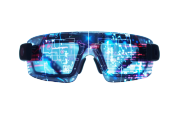 Innovative AR Glasses Merging Digital Information with Real-World Views