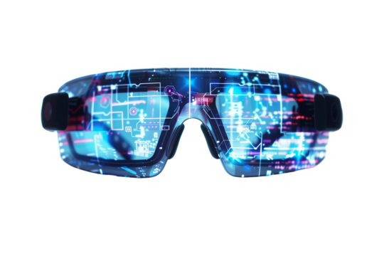 Innovative AR Glasses Merging Digital Information with Real-World Views