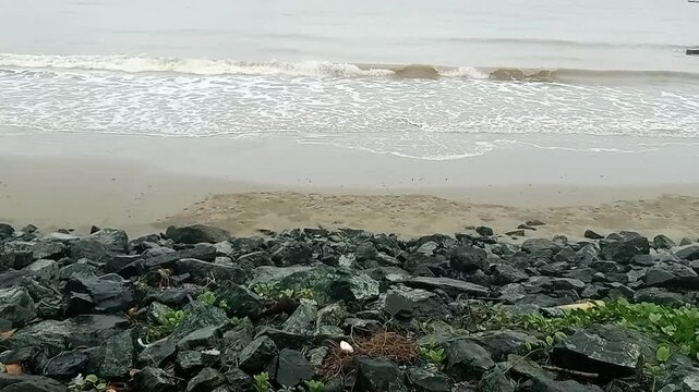 Beach and Rock View 