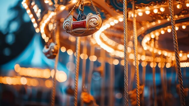 Enchanted Carousel: A Night of Whimsical Lights