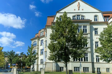 Fritz Foerster Platz. Dresden. Cityscape. Germany. Saxony. Dresden.