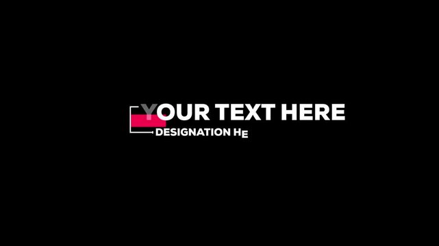 Elegant and modern Titles new version