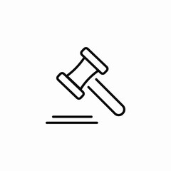 judge decision icon sign vector