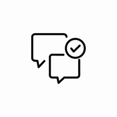 messages received icon sign vector
