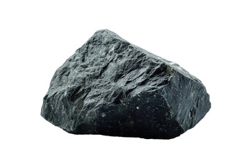 Obraz premium Close View of Black Stone