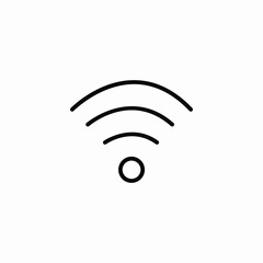 wifi connection icon sign vector