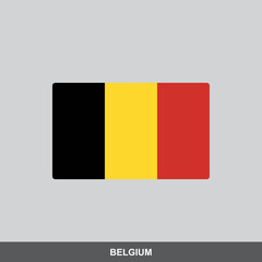 Belgium national flag vector design