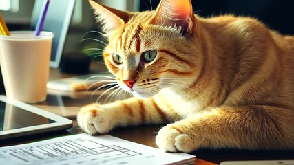 A professional working on a business report, jotting down notes in a leather notebook while cross-referencing data from a printed spreadsheet and a tablet.
