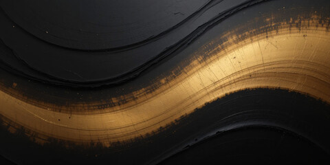 matte black and gold gradient texture with subtle velvety grain, elegant and premium abstract background for luxury branding and high-end design