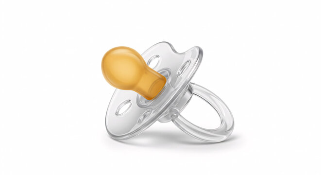 baby pacifier isolated on white