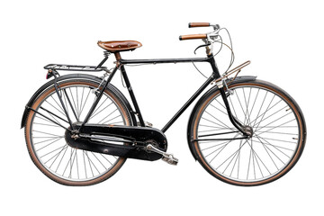 classic bicycle with contemporary materials and unique design features