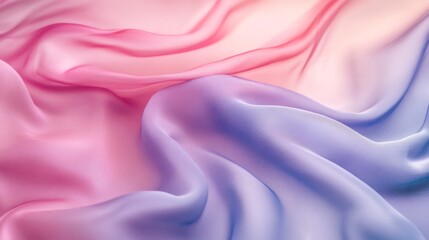 Fototapeta premium Stunning Gradient Fabric Texture: Blend of Pink and Blue