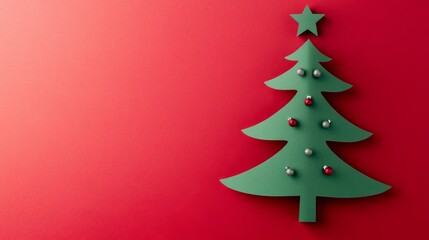 Elegant Christmas Tree Design with Ornaments