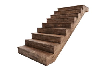 Detailed View of Closed-Riser Stairs