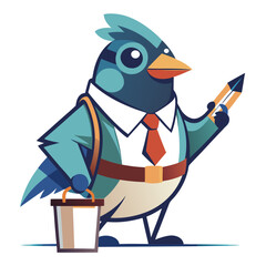 Finch Bird Vector Illustration – Cartoon, Clipart & Line Art on White Background, High-quality finch bird vector illustration, clipart, and line art design on a white background.