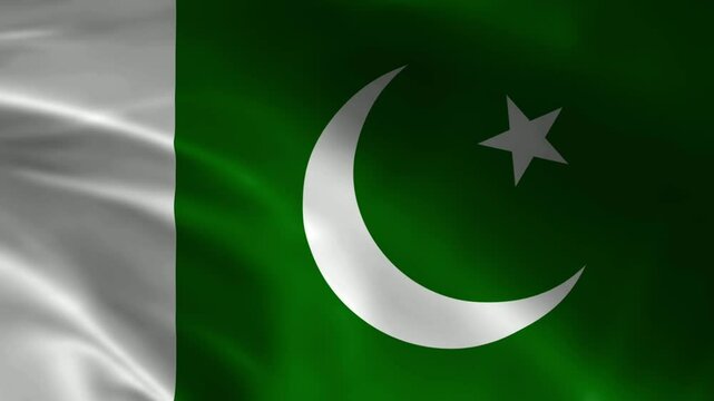 Pakistan flag animation background