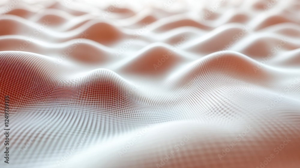Poster abstract orange wave background texture design