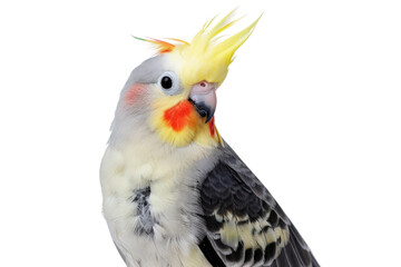 Obraz premium Cockatiel Displaying Colorful Plumage