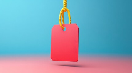 3d tag price icon with bell notification for discount coupon online. sales with an excellent offer for shopping