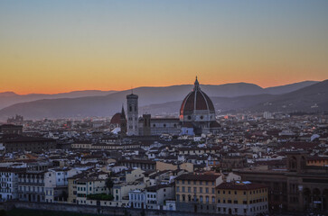 Fototapeta premium view of florence