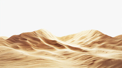 Desert Landscape with Sand Dune