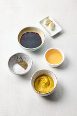 various salad dressing ingredients