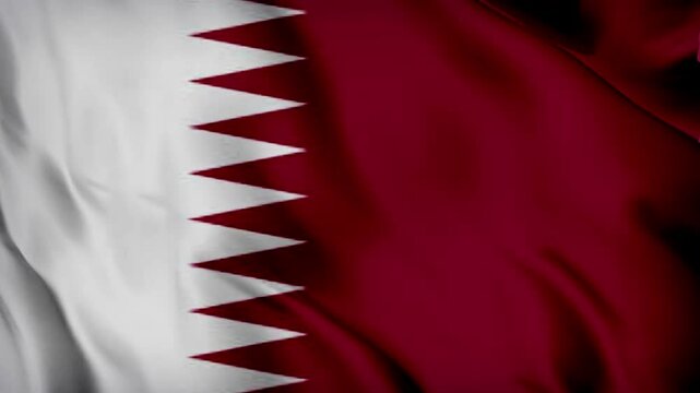 flag of the qatar weving