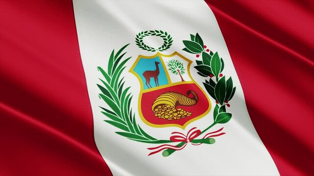 animated flag of peru