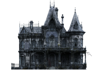 Hauntingly Beautiful Gothic Mansion Exterior