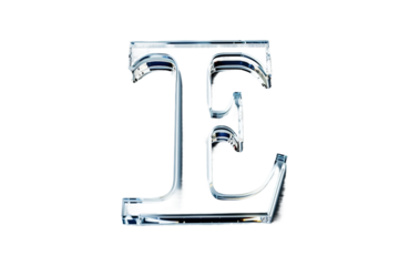Alphabet E Transparent