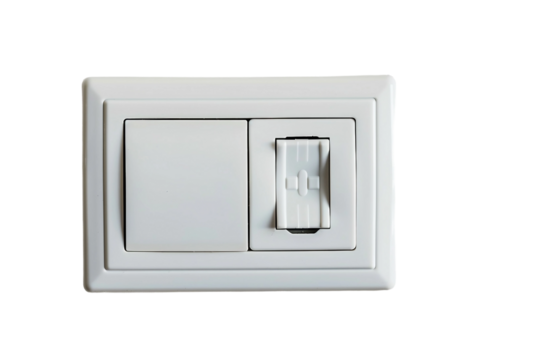 Functional White Switch Button