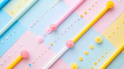 Flat Lay of Weekly Routine Planner with Habit Streaks