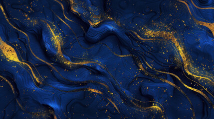 dark blue and gold christmas background