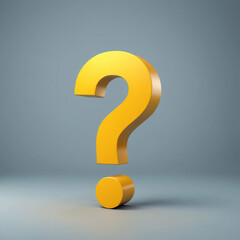 3d question mark