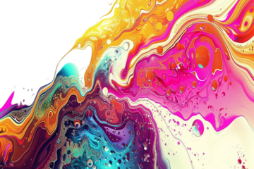 Vibrant psychedelic music art