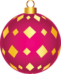 Christmas Ball Ornaments Decorations Clipart

