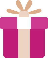 Wrapped Gift Box with Ribbon